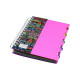 Carnet А5 plastic cu spirala 200foi, cu 5 separatoare A5-821 (72)