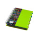 Carnet А5 plastic cu spirala 200foi, cu 5 separatoare A5-821 (72)