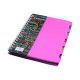Carnet B5 plastic cu spirala 100foi, cu 5 separatoare B5-821 (100)
