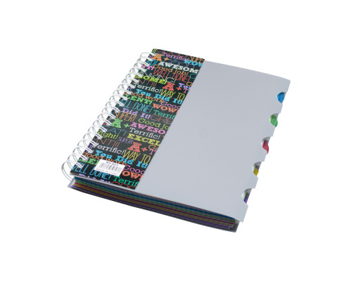 Carnet B5 plastic cu spirala 200foi, cu 5 separatoare B5-821 (48