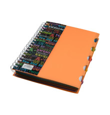 Carnet B5 plastic cu spirala 200foi, cu 5 separatoare B5-821 (48