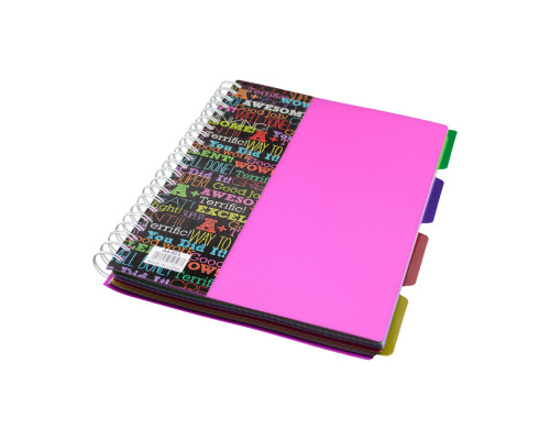 Carnet А4 plastic cu spirala 200foi, cu 4 separatoare A4-821 (36)