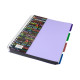 Carnet А4 plastic cu spirala 200foi, cu 4 separatoare A4-821 (36)