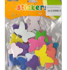 Autocolante pentru creatie, din foamiran "Fluturi"