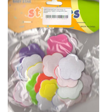 Autocolante pentru creatie, din foamiran "Flori" asort