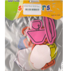 Autocolante pentru creatie, din foamiran "Obiecte" S12-2