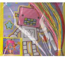 Set creatie aplicatie cu rafia "Robot" Q-10 S12-5