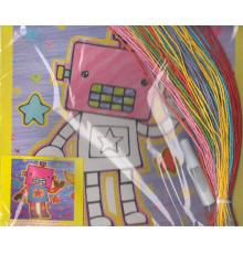 Set creatie aplicatie cu rafia "Robot" Q-10 S12-5