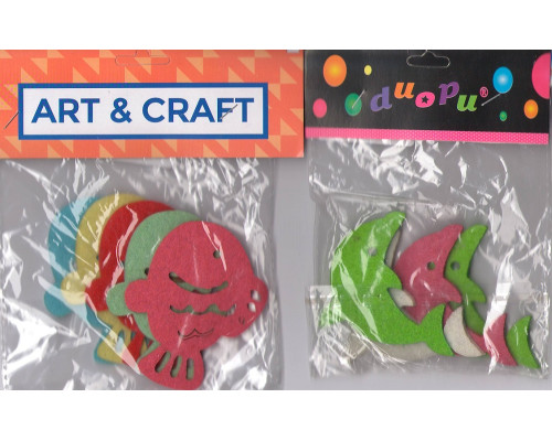 Elemente pentru creatie din fetru "Locuitorii marini" GA2014 (12)