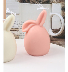 Lumanare parfumată Ou de Paste cu urechi 6x11cm (diverse culori și arome) SA6