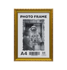 Фоторамка A4 ст. золотая с узором 24мм F2409-3 CM*6188