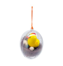 Set pentru creatie copii cu sisal "Ou de paste"