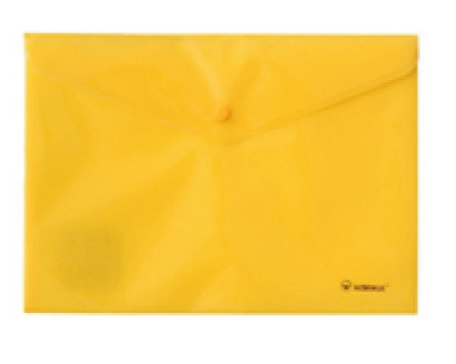 807183 Папка-конверт A4, РР 160мкн, Neon желтый, NORMA 5106-03 (12/120)