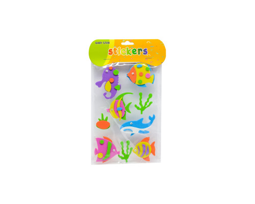 Autocolante pentru creatie, din foamiran "Locuitorii marini"