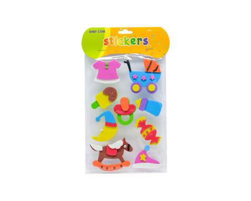 Наклейка для творчества, из фоамирана "Объекты" Наклейка для творчества, из фоамирана "Объекты"