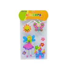 Autocolante pentru creatie, din foamiran cu ochisori "Zîna"