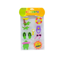 Autocolante pentru creatie, din foamiran "Plaja"