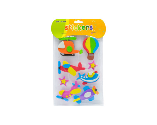 Наклейка для творчества, из фоамирана " Воздушный транспорт"