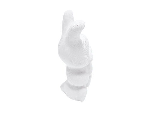 Figura din gips "Iepure cu morcov"