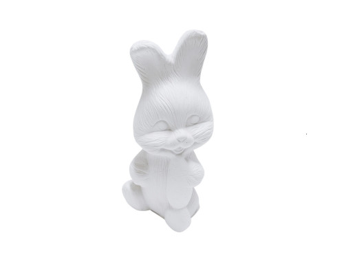 Figura din gips "Iepure cu morcov"