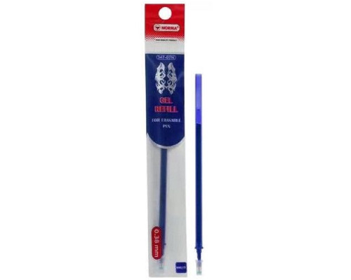 Rezerva gel scrie-sterge 0,38mm albastru 347-06N NORMA 20/240) Rezerva gel scrie-sterge 0,38mm albastru 347-06N NORMA 20/240)