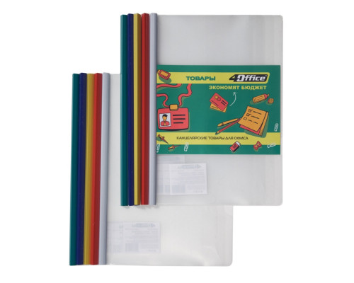 Mapa dosar A4 cu bagheta 15mm(95foi) 140mk,4-251 4OFFICE (10/720)