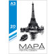 Мapa A3 de desen, 20 foi, 110g/m2 CM12 (25)