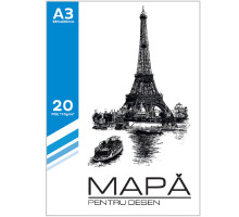 Папка A3 для рисования, 20 л., 110г/м2 CM12 (25)