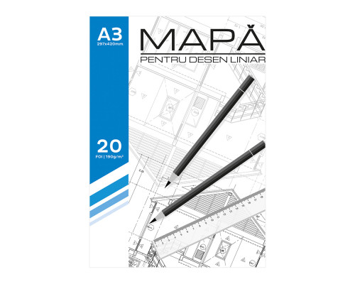 Папка A3 для черчения, 20 л., 180г/м2 CM13 (25)