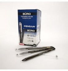 Ручка шариковая черная, BURO 2270 1.0мм, PENSAN (50/2000)