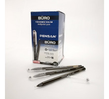 Ручка шариковая черная, BURO 2270 1.0мм, PENSAN (50/2000)