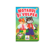 Mini-carte cartonata "Motanul si vulpea" N*2466