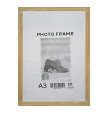 Фоторамка A3 светлое дерево 20мм F2015-01 CM*6843