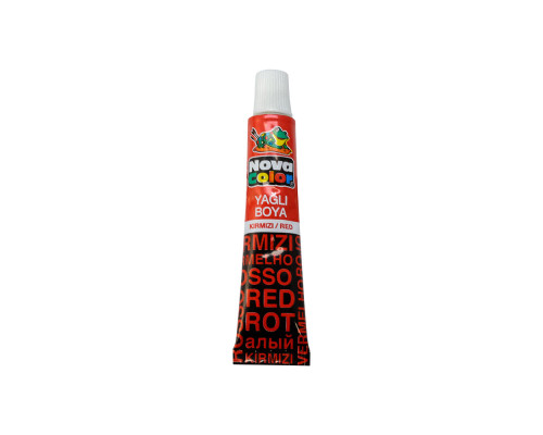 Vopsea ulei rosu, 7 ml. tub aluminium NC-128 (40)