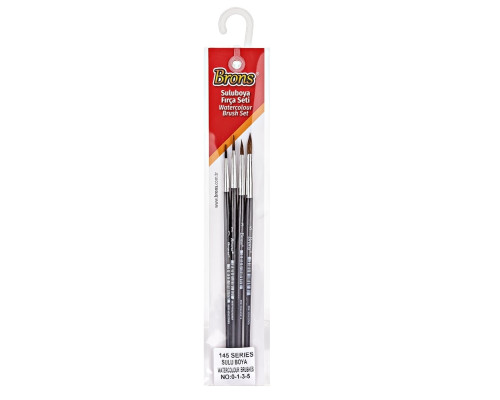 Set de pensule p/u acuarela 4buc.(0,1,3,5) BR-616 (24)