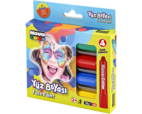 Creion Face Paint 4 culori NC-211 (12/144) Creion Face Paint 4 culori NC-211 (12/144)