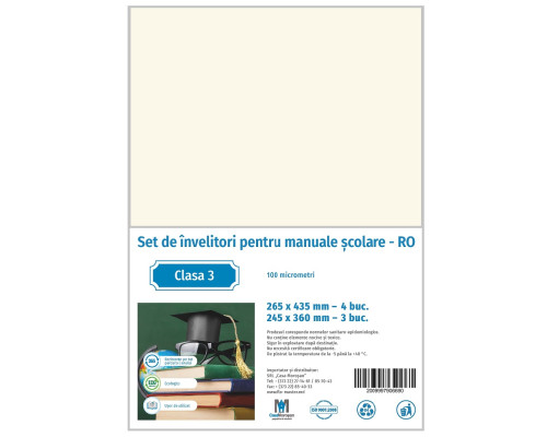 Set de invelitori pt clasa 3 mold. 100mic CM*6690 (25)