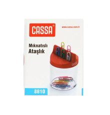 Скрепочница магнитная, без скрепок, CASSA 8810 (72)