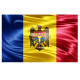 Drapel ceremonial Republica Moldova 100x200cm, 160g/m2, satin