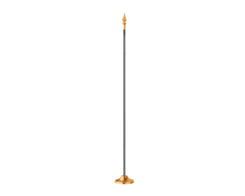 094499 Suport pentru drapel metalauriu 2,25 m