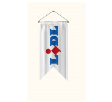 094501 Steag în formă de coadă de rândunică, material - Satin, 160g 50x100