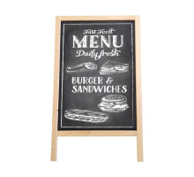 Tabla dubla „Meniu” 45х100cm rama din lemn