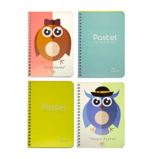 Carnet A6 50foi, linie, spira, Gingko (24)