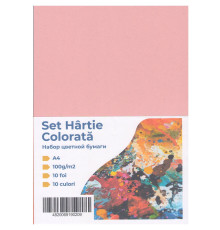 Set hirtie colorata A4, 10cul. 10 foi, 100gr. CM*0209