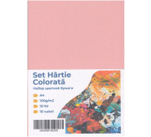 Set hirtie colorata A4, 10cul. 10 foi, 100gr. CM*0209