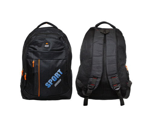 Рюкзак школьный "SPORT RUNNING" 45*30*17cm, черный (100)