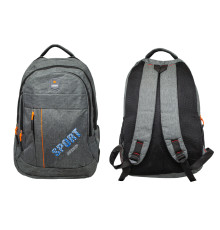 Rucsac școlar, gri "SPORT RUNNING" 1006-1, S5-1 (100)