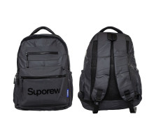 Рюкзак школьный, серый, "Suporew" 3233, S7-3 (60)