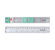 Линейка пластик 20см. A1320 (24/1200)
