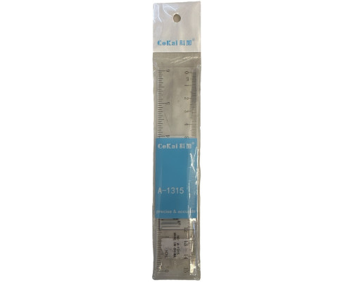 Rigla plastic 15cm A1315
